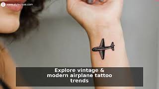 Top 8 Airplane Tattoo Ideas Meanings for Travelers