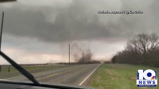 CAUGHT ON CAMERA: Severe weather sweeps through the south