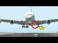 A380 Copilot Became a Hero After This Emergency Landing With Landing Gear Failure [XP11]