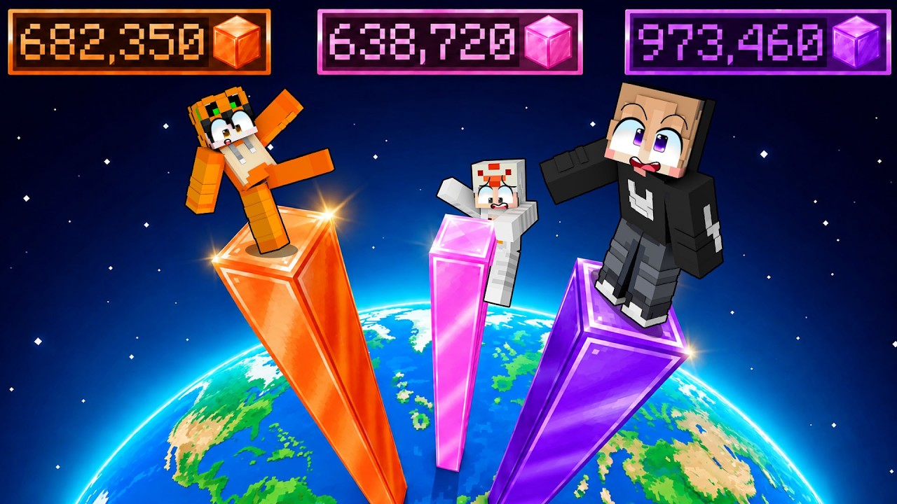 KITA BATTLE BANGUN MENARA PALING TINGGI DI MINECRAFT!!