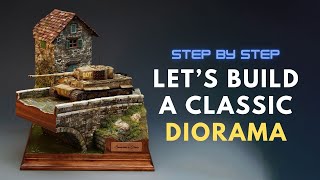 Let's build a classic town diorama, it works for any subject!