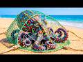 I Dropped 100 Fish Traps: THE MIDNIGHT ALIEN REVEAL! | The Fish Guys Compilation