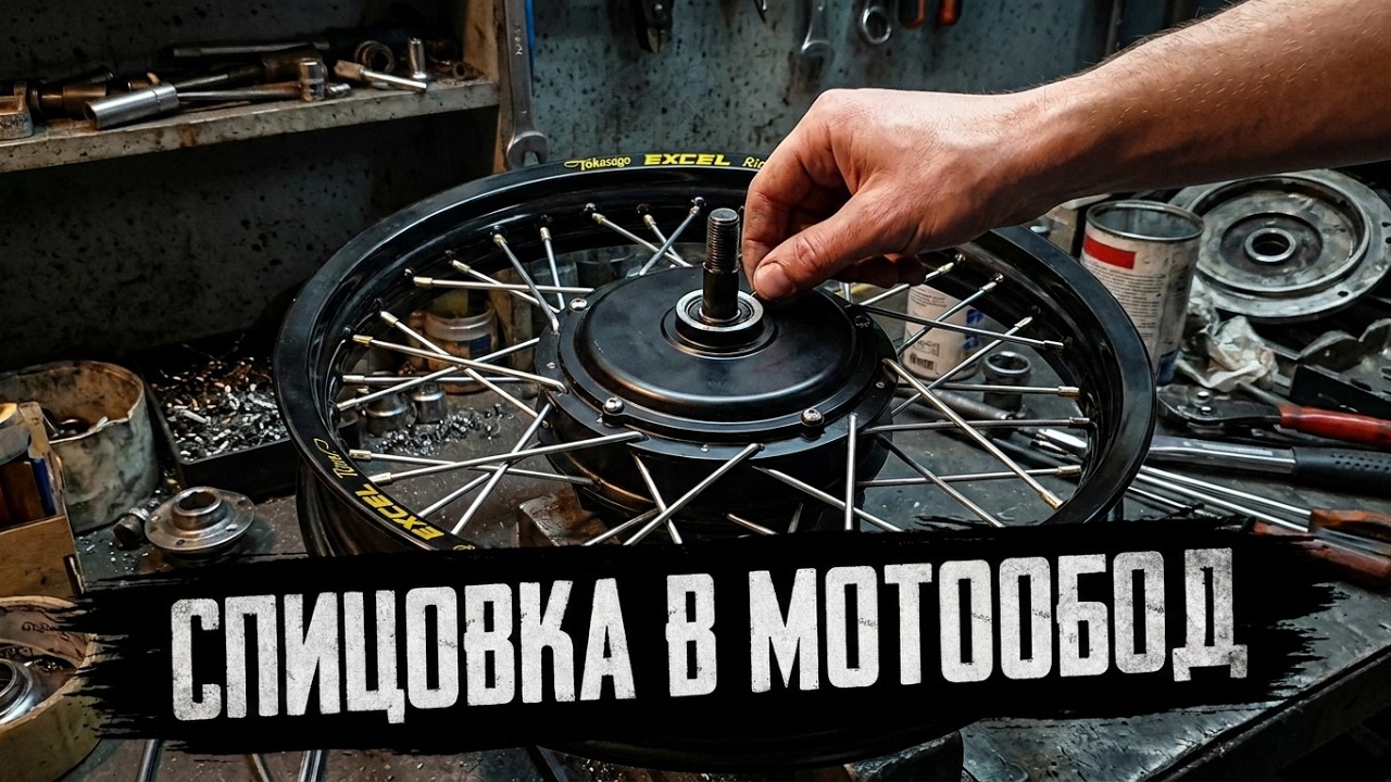 Как заспицевать мотор колесо