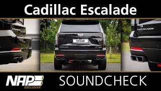 Cadillac Escalade: NAP Klappenauspuff Soundcheck (Valves Open/Closed)