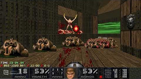 DOOM II - Haste - MAP 16 (Sepia) UV-Max in 20:29