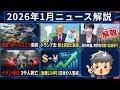 【高校生のための政治経済】2026年1月ニュース解説