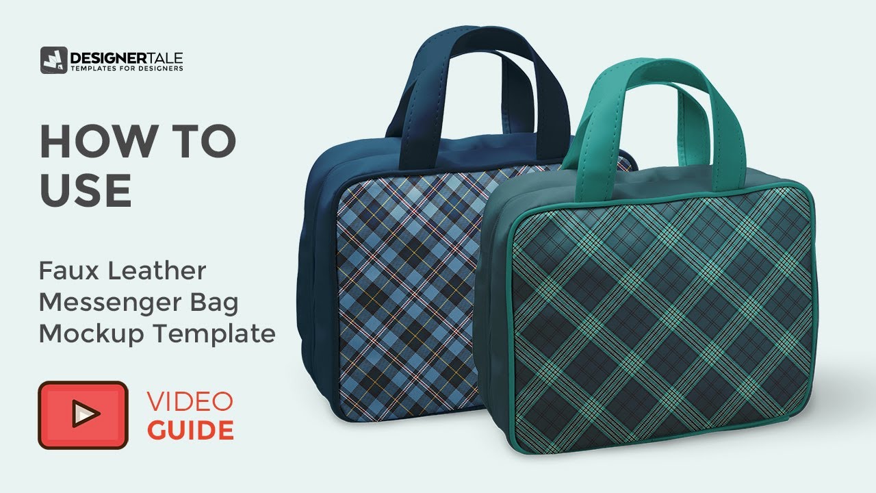 Download How To Use Guide Faux Leather Messenger Bag Mockup - YouTube