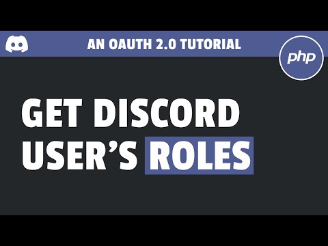 How to get a Discord User's Server Roles using PHP and Redirect With Simple Permissions