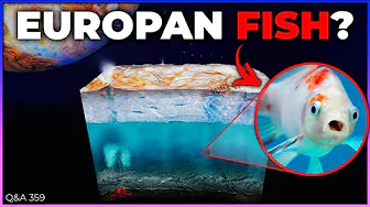 Possible Life Under Europa's Ice, Pilotless Alien Spaceships, Hawking Radiation Explained | Q&A 359