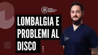 Mal di schiena e disco: errori da evitare | CRR