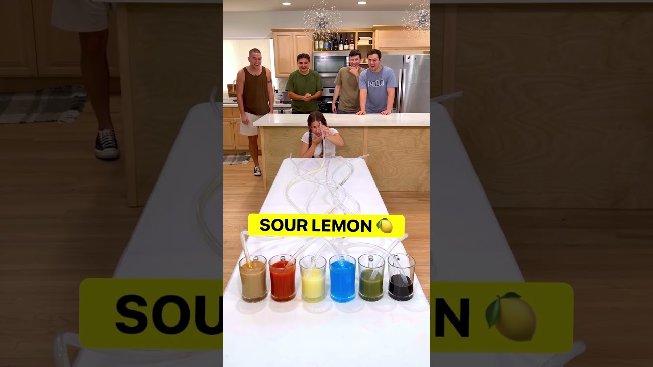 Don’t Choose The Wrong Straw Challenge! 😂