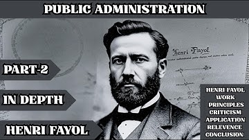 Henry Fayol | Administrative Theory of Management | Public Administration | PubAd_Hub