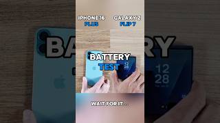 Iphone 16 Plus Vs Galaxy Z Flip 7 Battery Test