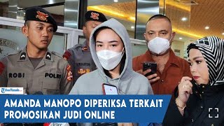 Amanda Manopo nyaris 10 jam diperiksa terkait keterlibatannya mempromosikan judi online