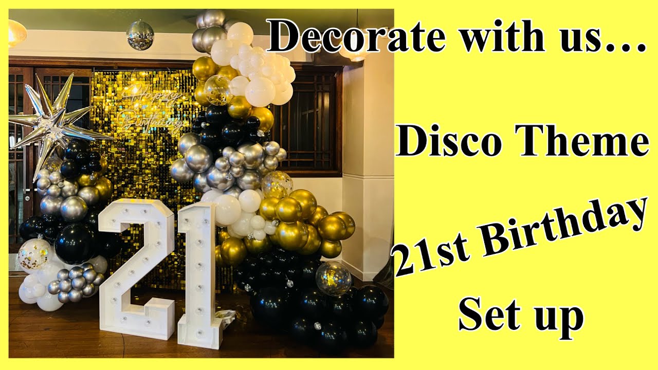 21st Disco Theme Birthday