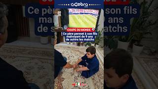 Coupe du monde : ce père permet à son fils malvoyant de 9 ans de suivre tous les matchs