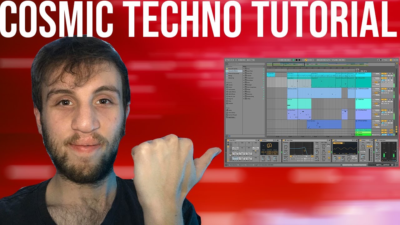 How To Make Cosmic Techno(Kraftek, Sama, Cosmic Boys Style) +Samples