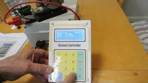 Sloan and Chace lathe Pt 7 Electronic Rotary Table divider