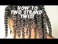 TWO STRAND TWIST TUTORIAL on NATURAL HAIR  - TWO WAYS! | BEGINNER FRIENDLY | THE CURLY CLOSET