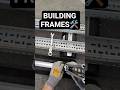 Building a frame for electrical panels #electrician #construction #work #sparky #constructionlife