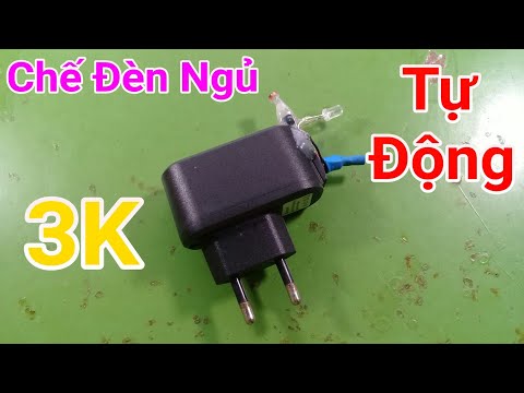 Video Chế đèn ngủ cảm biến ánh sáng siêu rẻ chỉ với 3k - youtube