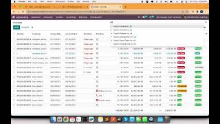 odoo invoice due statement report | customer details statement