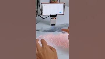 Laser Keyboard // 2 in 1 Keyboard + Powerbank // Multifunctional #youtubeshorts #subscribe #viral