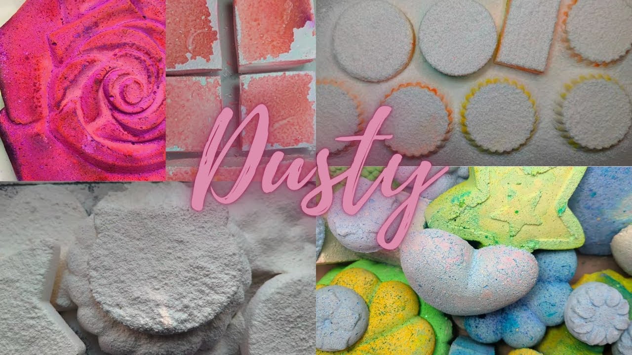 Very DUSTY and powdery gym chalk ASMRBest gym chalk satisfying video