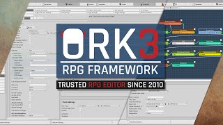 Unity RPG Editor: ORK Framework 3 - Editor Overview Trailer