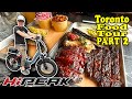 BBQ Brisket Platter • Toronto Food Tour on Paul&#39;s New EBike Part 2