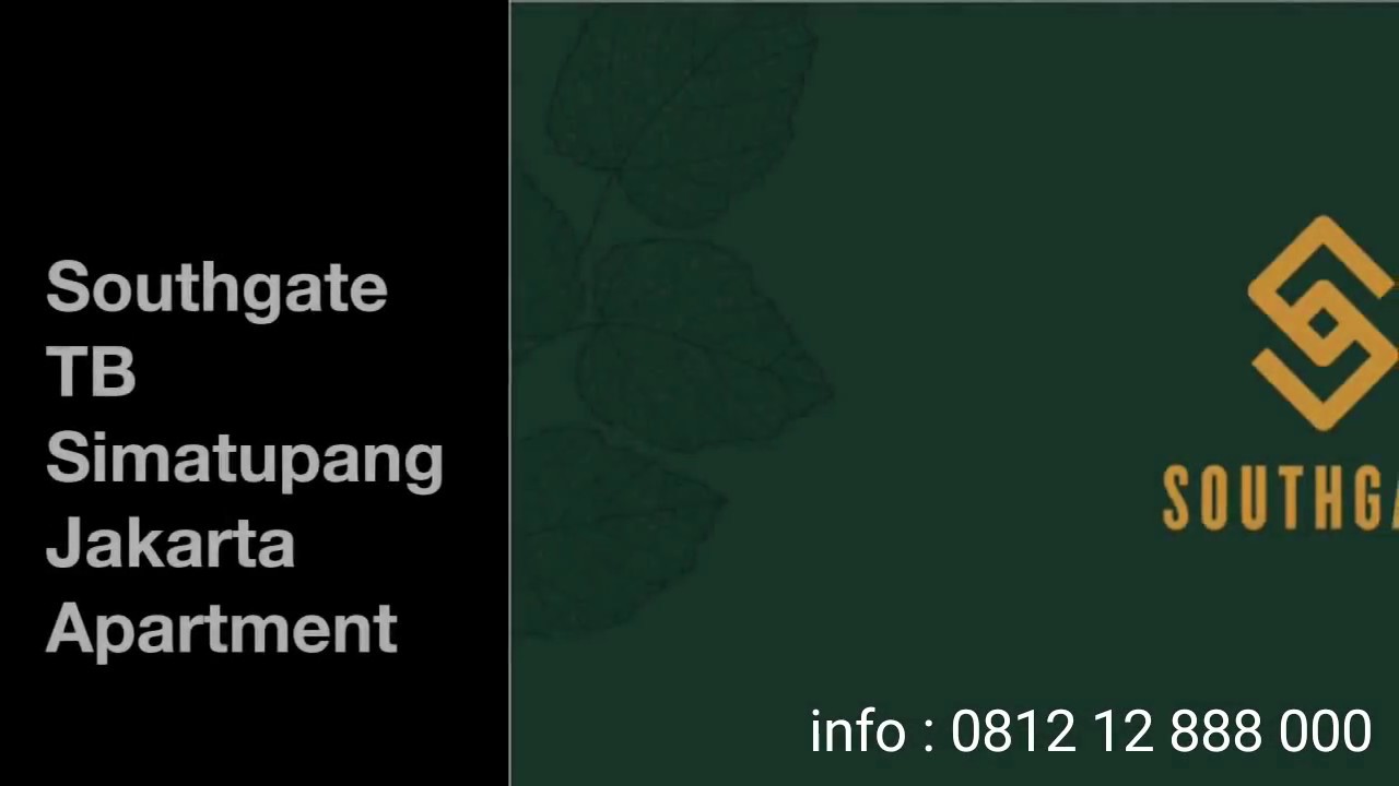 Apartment Design Jakarta southgate tb simatupang jakarta -sinarmas land - youtube Apartment Design Jakarta southgate tb simatupang jakarta -sinarmas land - youtube