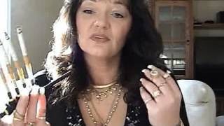 Mature Lady Smoking Quad Holder