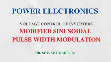57. Modified Sinusoidal Pulse-Width Modulation
