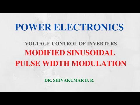 57. Modified Sinusoidal Pulse-Width Modulation