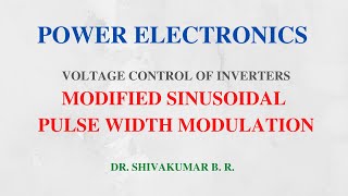 57. Modified Sinusoidal Pulse-Width Modulation