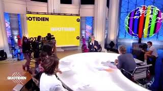 Nicolas Sarkozy fait une réflexion raciste sur le plateau de quotidien singe / nègre screenshot 3