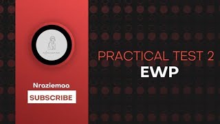 PRACTICAL TEST 2 | EWP | DB12019