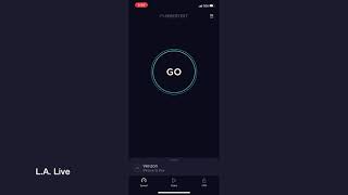 Verizon Ultra Wideband 5G Speed Test - Los Angeles