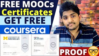 Get MOOCs Certificates for Free | How to Get Coursera Courses with Certificates for free