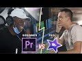 Beginner on Adobe Premiere VS. Pro on iMovie - Editing Showdown!