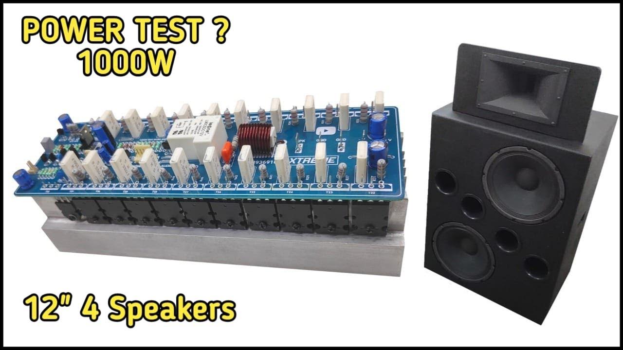 1000w True RMS Amplifier part 3/3 Testing Hindi songs 