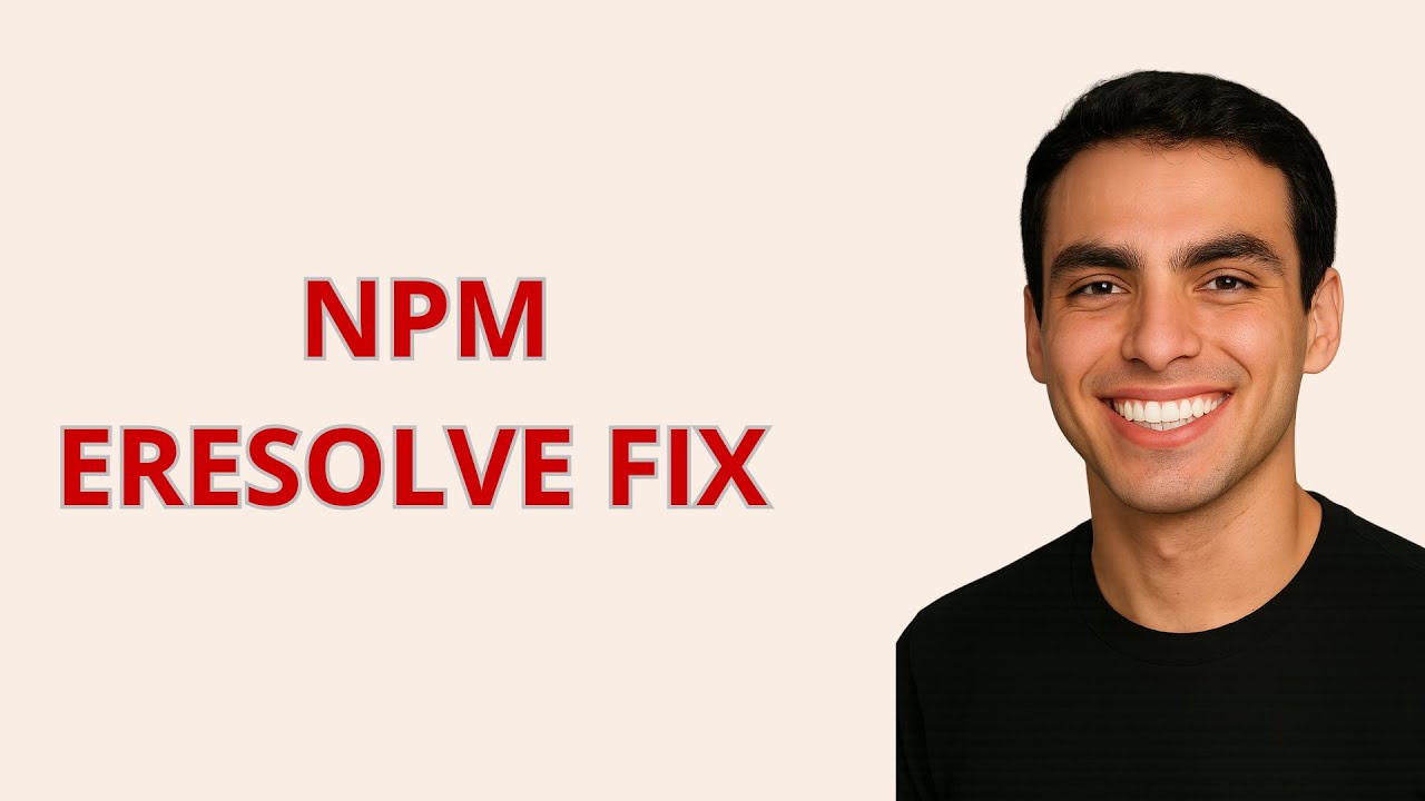 Fix npm Install Failing with ERESOLVE Error