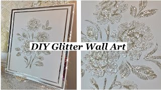 MAKE THIS WALL ART / Laura’s Art Corner Glitter and Diamond Gems