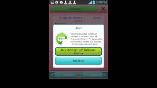 AP Advanced Placement app QVprep Lite euro History Learn European History app video part 6 economic screenshot 5
