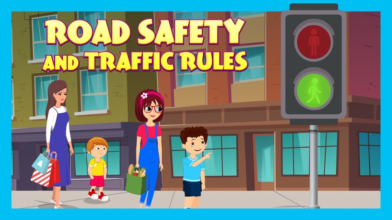 ROAD SAFETY  TRAFFIC RULES  Tia  Tofu Lessons  English Stories  Learning Stories for Kids