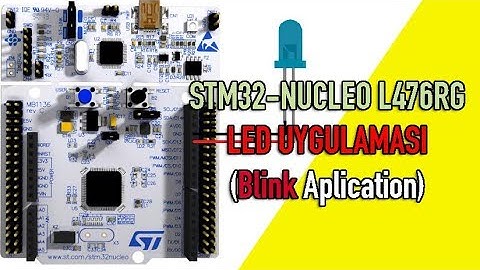 1-STM32 Dersleri-Basit Led Uygulaması-Blink Application