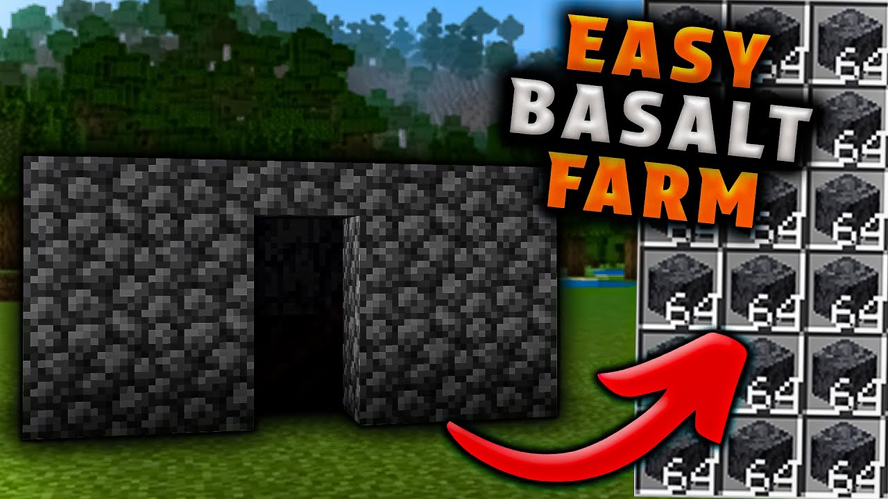 Simple 1.20 Basalt Farm for Minecraft Bedrock (MCPE) - YouTube