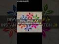 DIWALI SPECIAL🪔✨️ - INSTANT RANGOLI PATCH✨️@creativemom09 #shortfeed #shortvideo#shorts#decor