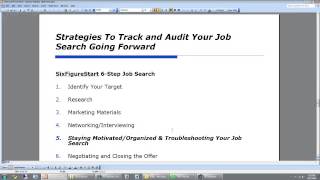 Troubleshooting Your Job Search - Career Help Webinar News