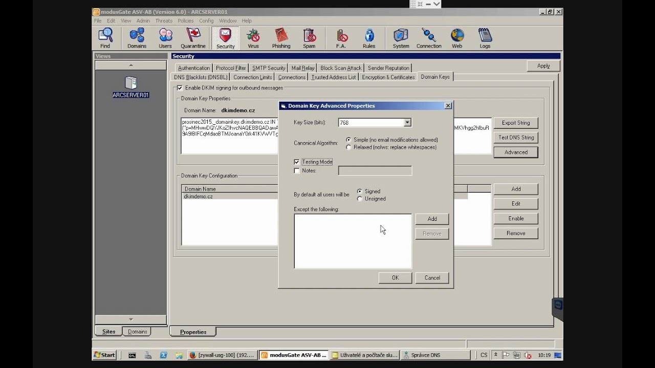 20151211 Webinář DomainKeys